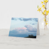 Carte Nuages du soir (Fleur jaune)
