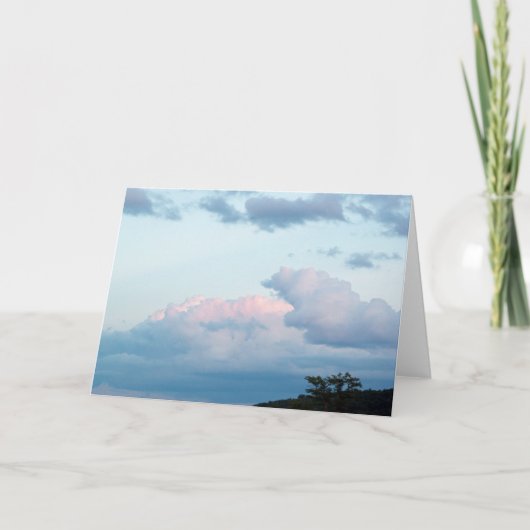 Carte Nuages du soir (Devant)