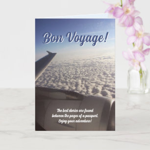Carte Nuages fluides Voyage Bon Voyage