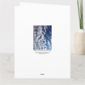 Carte Nuages Puffy Sur Ciel Bleu (Dos)