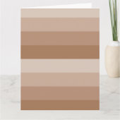 Carte Nuances de rayures Brown (Devant)