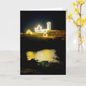 Carte Nubble Lighthouse Photo Blank Salutation (Fleur jaune)
