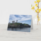 Carte Nubble Lighthouse Photo Blank Salutation (Fleur jaune)