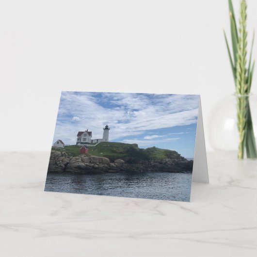 Carte Nubble Lighthouse Photo Blank Salutation (Devant)