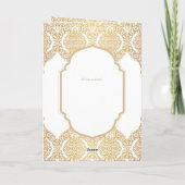 Carte Nuestra Boda GOLD 4age Mariage espagnol INVITE (Dos)