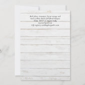 Carte NUESTRA BODA Plum Fall Floral Mariage espagnol (Dos)