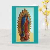 Carte "Nuestra Señora De Guadalupe " (Fleur jaune)