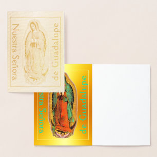 Carte Nuestra Señora de Guadalupe Gold