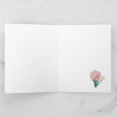 Carte Nugget Baby Easter Chick and Tulip (Intérieur)