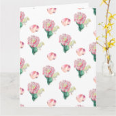 Carte Nugget Baby Easter Chick and Tulip (Fleur jaune)