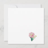 Carte Nugget Baby Easter Chick and Tulip (Dos)