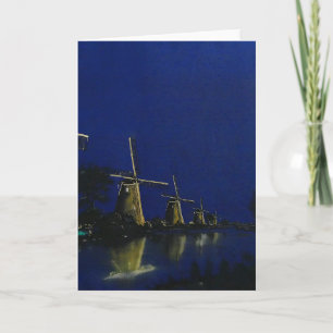 Carte Nuit à Kinderdijk