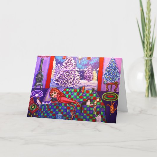 Carte Nuit avant Noël (Devant)