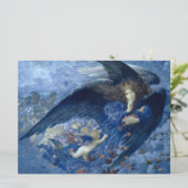 Carte Nuit avec son Train des Etoiles (Ange avec Cherubs (Debout devant)