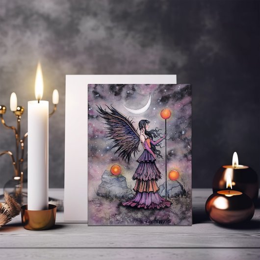 Carte Nuit d'automne Fairy Art de Molly Harrison