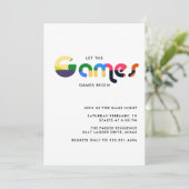 Carte Nuit de jeu de la vieille école | Jeux de société (Debout devant)