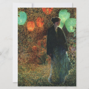 Carte Nuit de juillet (par Childe Hassam)