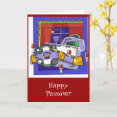 Carte Nuit de Seder (Fleur jaune)