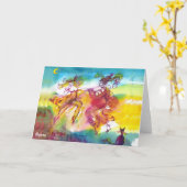 Carte NUIT DU CARNAVAL / Mascarade vénitienne,, Musique (Fleur jaune)