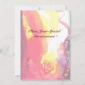 Carte NUIT DU CARNAVAL, Masque Mardi Gras, Danse, Musiqu (Dos)