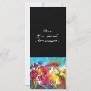 Carte NUIT DU CARNAVAL, Masque Mardi Gras, Danse, Musiqu