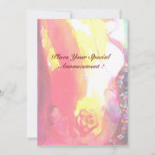 Carte NUIT DU CARNAVAL, Masque Mardi Gras, Danse, Musiqu (Dos)