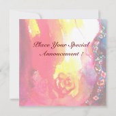 Carte NUIT DU CARNAVAL, Masque Mardi Gras, Danse, Musiqu (Dos)