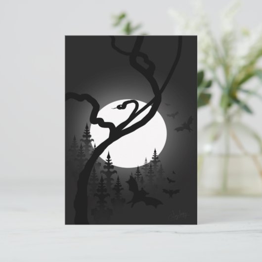 Carte Nuit enchantée (Debout devant)