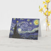 Carte Nuit étoilée (Fleur jaune)