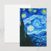 Carte Nuit étoilée de Van Gogh (Devant / Derrière)