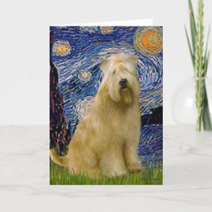 Carte Nuit étoilée (V) - Wheaten Terrier