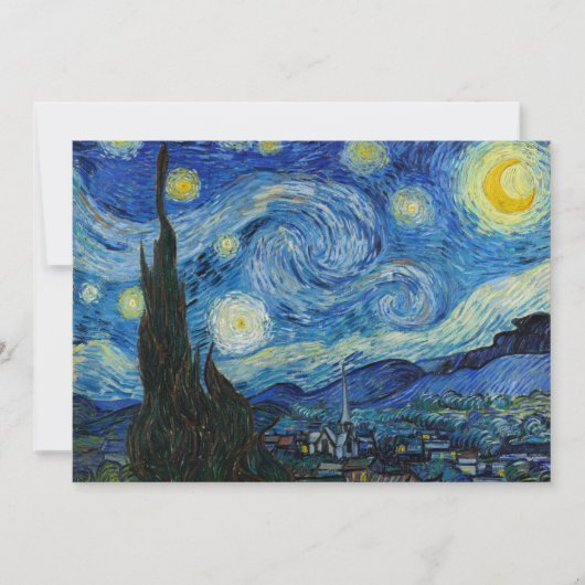 Carte Nuit étoilée | Vincent van Gogh (Devant)