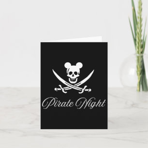 Carte Nuit Pirate ! T-shirts de croisière pour famille a