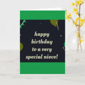 CARTE ***NUIT SPÉCIALE*** JOLI ANNIVERSAIRE À "VOUS"! !  (Fleur jaune)