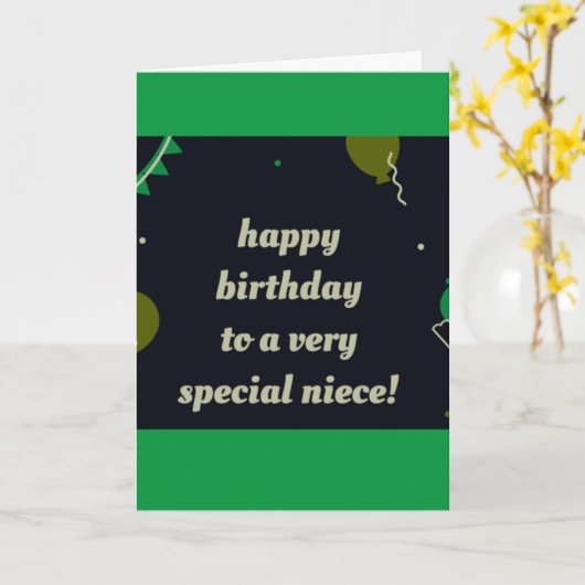 CARTE ***NUIT SPÉCIALE*** JOLI ANNIVERSAIRE À "VOUS"! ! (Fleur jaune)