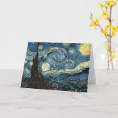 Carte Nuit Van Gogh Starry (Fleur jaune)