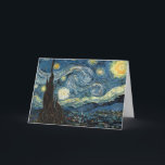 Carte Nuit Van Gogh Starry<br><div class="desc">Nuit étoilée de Vincent Van Gogh</div>