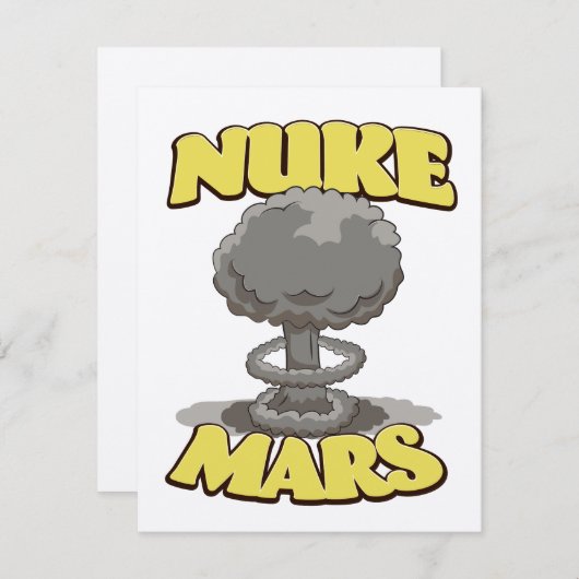 Carte Nuke Mars (Devant / Derrière)