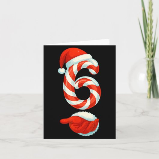 Carte Number 6 7 Meme 67 Couple Pajamas Christmas Matchi (Devant)