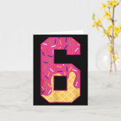 Carte Number 6 Ice Cream Drip 67 Meme Couple Halloween C (Fleur jaune)