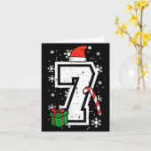 Carte Number 7 Christmas 6 7 Xmas Matching 67 Meme Men W (Fleur jaune)