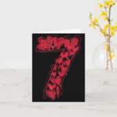 Carte Number 7 - Cute 67 Matching Valentine  (Fleur jaune)