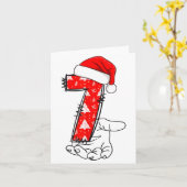 Carte Number 7 Matching 67 Meme Christmas Costume Men Wo (Fleur jaune)