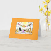 Carte Numeral 3 (Fleur jaune)