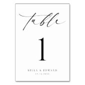 Carte numérique minimaliste de calligraphie modern (Par défaut)