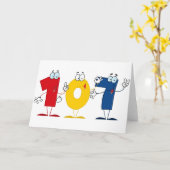 Carte Numéro 107 (Fleur jaune)