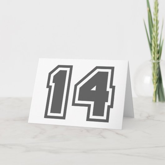 Carte Numéro 14 (Devant)