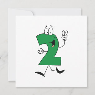 Carte Numéro 2e Anniversaire Tshirts et cadeaux