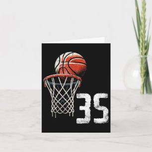 Carte Numéro 35 Year Old Vintage Sketll 35th Birthday Gi