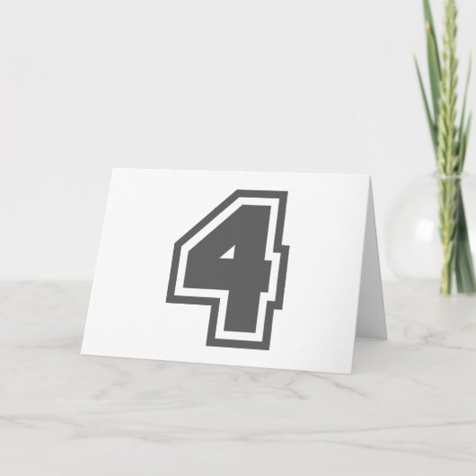 Carte Numéro 4 (Devant)